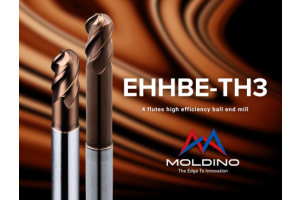 MOLDINO - 4 flutes high efficiency ball end mill : EHHBE-TH3 | JSR GROUP