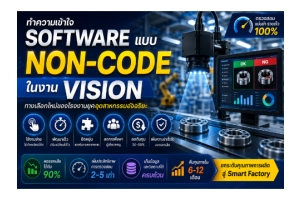 SOFTWARE แบบ NON-CODE ในงาน VISION