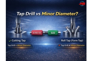 No.036 : ขนาดรูเจาะนำ (Tap Drill) และขนาดเส้นผ่านศูนย์กลางด้านในของเกลียวตัวเมีย (Minor Diameter) | YAMAWA