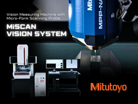 MITUTOYO - Vision Measuring Machine with Micro-Form Scanning Probe  MiSCAN Vision System| JSR GROUP