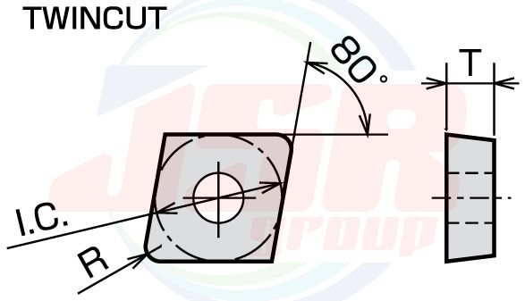 SHO-WT | <BORING SYSTEM> INSERT for TWINCUT | SHOWA TOOL