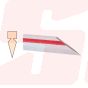 133-400 | STRAIGHT EDGE WITH KNUFE SHAPED EDGE - OS-133 | OHNISHI (O.S.S)