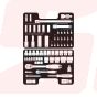 13759-1 | 70 PCS. SOCKET SET WITH RATCHET HANDLE | SIGNET