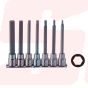 22620 | 3/8” 7 PC HEX BIT SOCKET SET (2.5-3 ~ 6-8-10 MM.) | SIGNET