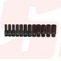 22293 | 3/8” 12 PC MM DEEP IMPACT SOCKET SET (8-19 MM.) | SIGNET
