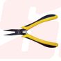 62524 | FLAT NOSE ELECTRICIAN PLIER BLACK CHORME PLATING BIMAT | EGA MASTER