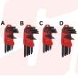 65351 | KIT OF HEXAGONAL KEY WRENCHES | EGA MASTER