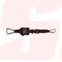 66062 | RETRACTABLE LANYARD WITH CARABINER ANTIDROP TOOLS 400mm | EGA MASTER