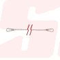 66105 | Climbing rope carabiner lanyard ANTIDROP TOOLS 500mm| EGA MASTER