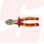 76598 | HEAVY DUTY CUTTING NIPPERS PLIERS TITACROM® BIMAT 1000V | EGA MASTER