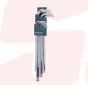 35228 | 9 PC EXTRA LONG BALL HEX KEY SET MIRROR POLISH | SIGNET