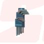 35009 | 9 PC SHORT HEX KEY SET SATIN FINISH | SIGNET