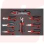 AD500257 | Tray set of pliers antidrop ANTIDROP TOOLS | EGA MASTER