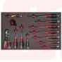 AD500267 | Tray set of screwdrivers antidrop ANTIDROP TOOLS | EGA MASTER