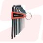 AD614957 | Set 10 ballpoint hexagonal keys long serie ega antidrop aco ANTIDROP TOOLS | EGA MASTER