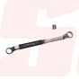 MM - DOUBLE OFFSET RING WRENCH AEROSPATIAL CHROME PLATING DIN 838 ANTIDROP ACO ANTIDROP TOOLS | EGA MASTER