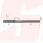 SSR113 | SPEED REAMER WITH STRAIGHT SHANK | Okazaki