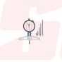 DM-224 | Dial Depth Gauge : Measuring Range 20 mm | TECLOCK