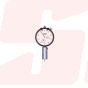 DM-280 | Dial Depth Gauge (Special) : Round Base type | TECLOCK