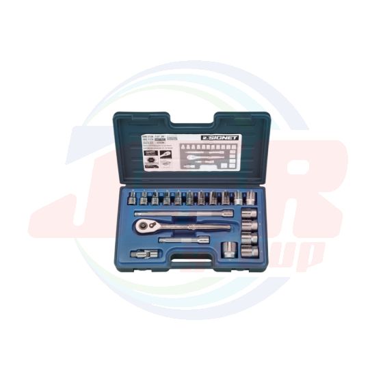 13720 | 1/2” 20PCS MM SOCKET SET (W/13594) B/M CASE B (MODIFY CASE2002) | SIGNET