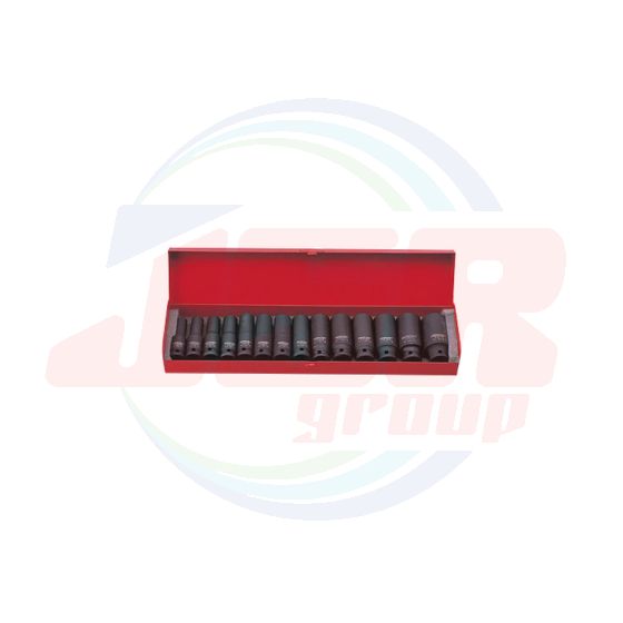 22296 | 14 PC MM DEEP IMPACT SOCKET SET (8-19,21,22 MM.) | SIGNET