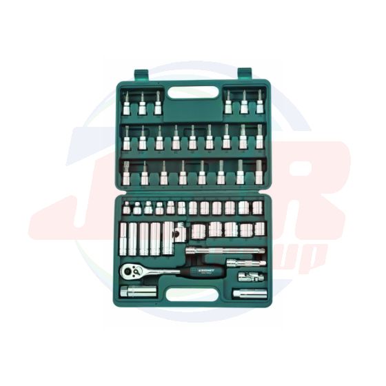 12756-1 | 3/8” 52PCS MM SOCKET SET W/ERGO RATCHET| SIGNET