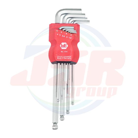 414-190-14 | SERIES 414 - HEXAGON KEY WRENCHES WITH BALLPOINT FABLIX® HOLDER • EXTRA LONG, CV-STEEL | HAFU