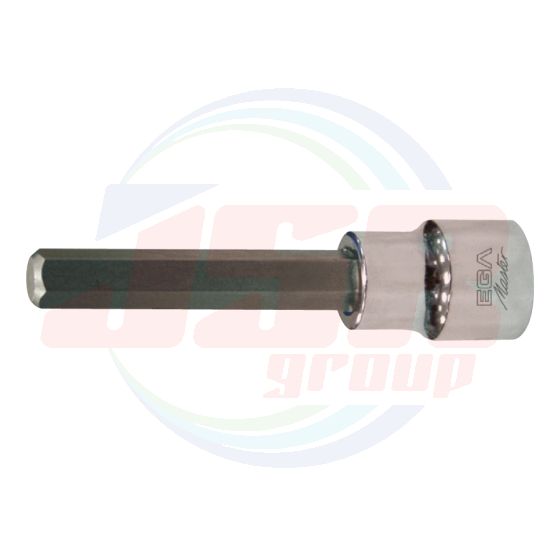 SOCKET BITS 1/4” HEXAGONAL LONG - MM | EGA MASTER