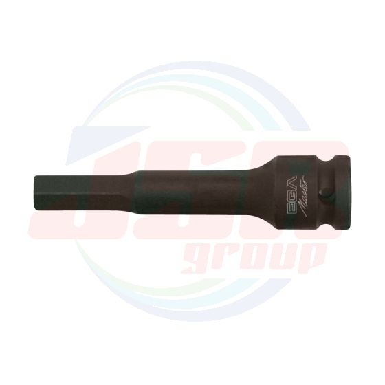 58662 | IMPACT SOCKET BITS 1/2” HEXAGONAL LONG | EGA MASTER