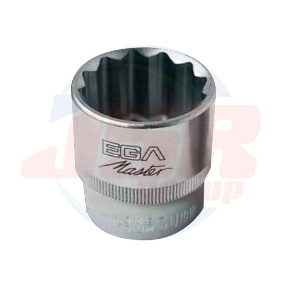 SOCKET WRENCH 1/4” AF MM 12PT | EGA MASTER