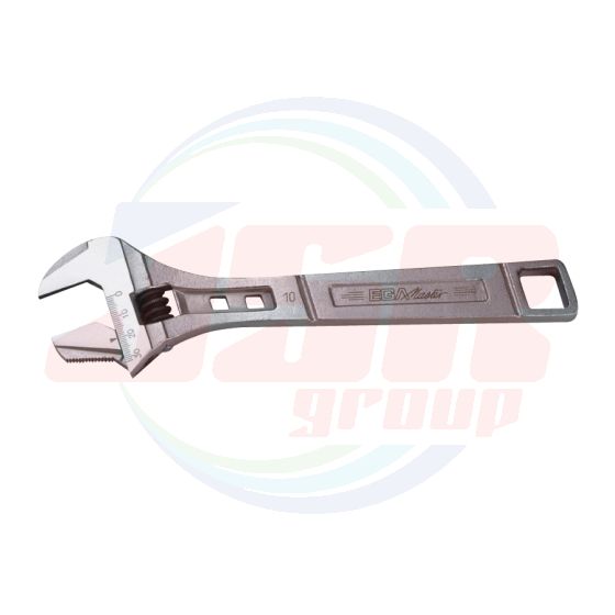 ADJUSTABLE WRENCH WITH REVERSIBLE MOVABLE JAW | EGA MASTER