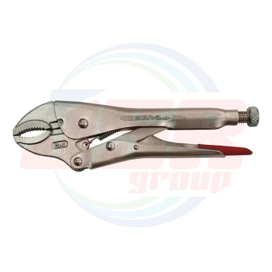 62178 | GRIP PLIER CURVED JAW WITH WIRE CUTTER TITACROM® | EGA MASTER