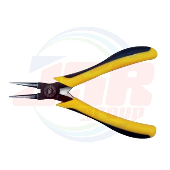 62525 | ROUND NOSE ELECTRICIAN PLIER BLACK CHROME PLATING BIMAT | EGA MASTER