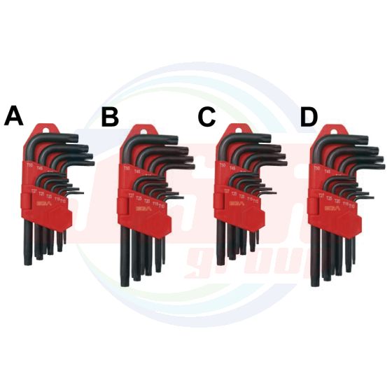 KIT OF HEXAGONAL KEY WRENCHES TORX® | EGA MASTER