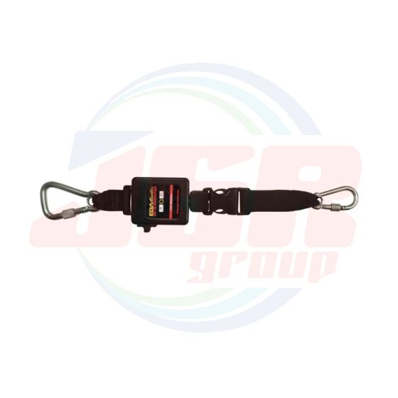 66062 | RETRACTABLE LANYARD WITH CARABINER ANTIDROP TOOLS 400mm | EGA MASTER