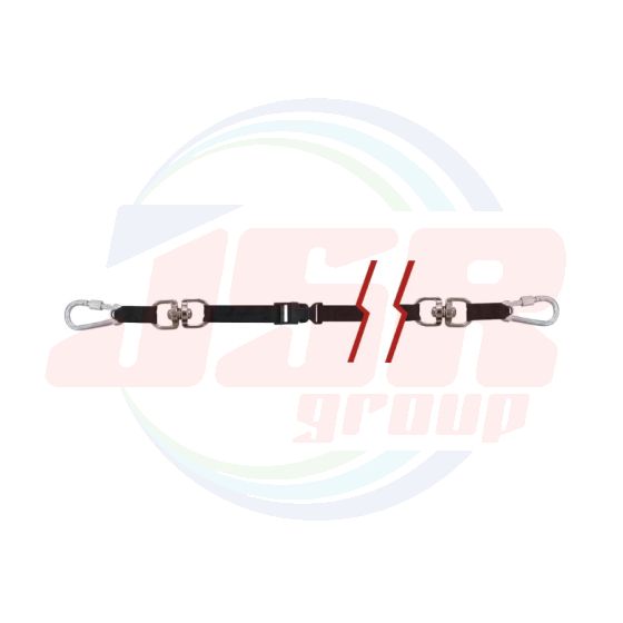 66116 | Carabiner lanyard with swivel without clip ANTIDROP TOOLS 700mm| EGA MASTER