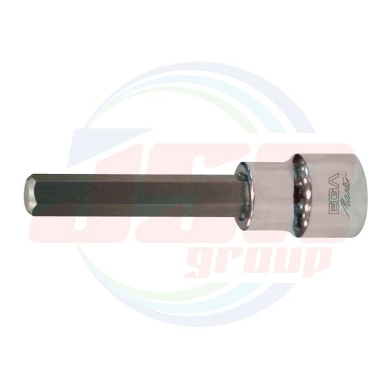 SOCKET BITS 1/2” HEXAGONAL LONG - MM | EGA MASTER