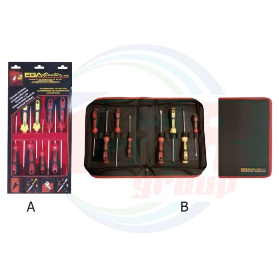 SCREWDRIVER MASTERTORK DISPLAYS 8 PCS. | EGA MASTER