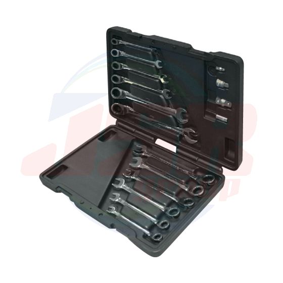 69871 | REVERSIBLE MASTERGEAR COMBINATION RATCHET SET (MM) | EGA MASTER