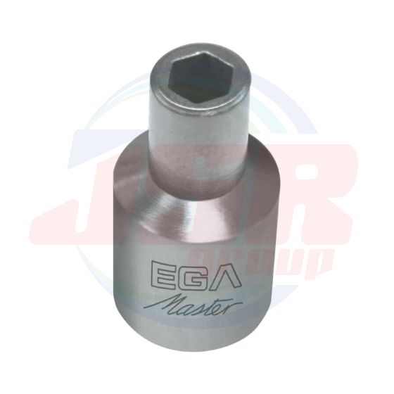 INCH - SOCKET WRENCH 1/4" STANDARD 6 EDGES NON-MAGNETIC TITANIUM| EGA MASTER