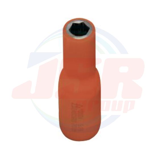 mm - SOCKET WRENCH 1/2" LONG SERIE 6 EDGES 1000 V | EGA MASTER