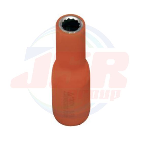 mm - SOCKET WRENCH 1/2" LONG SERIE 12 EDGES 1000 V | EGA MASTER