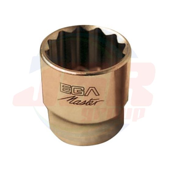 77846 | 12 pt STANDARD 1” SOCKET WRENCHES NON-SPARKING | EGA MASTER