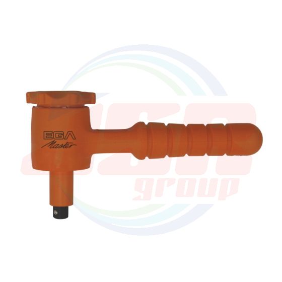 73687 | REVERSIBLE RATCHET HANDLE 1/4" 1000 V 124mm | EGA MASTER