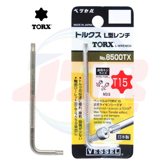 8500TX-T8 | No.8500TX TORX KEY WRENCH | VESSEL