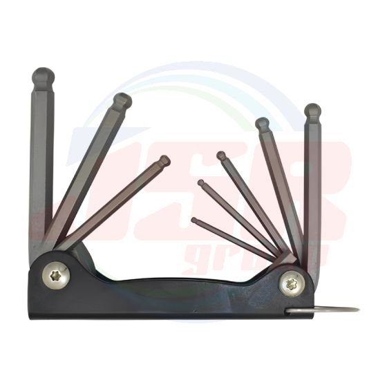 36282 | 8 PC FOLDING BALL POINT HEX KEY SET | SIGNET