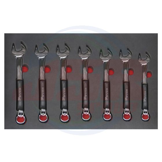 AD500227 | Tray set of combination wrenches antidrop ANTIDROP TOOLS | EGA MASTER