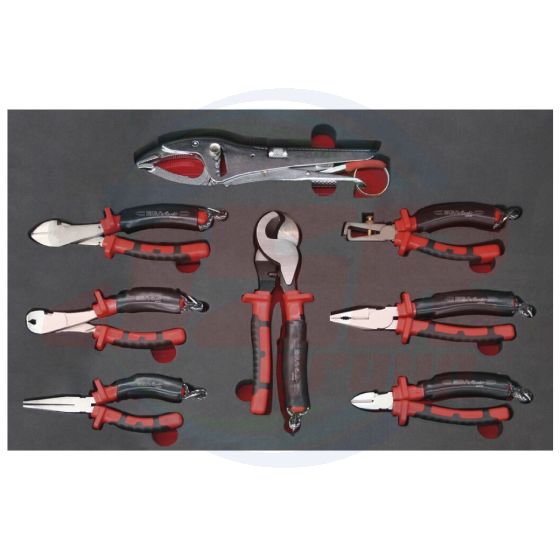AD500257 | Tray set of pliers antidrop ANTIDROP TOOLS | EGA MASTER
