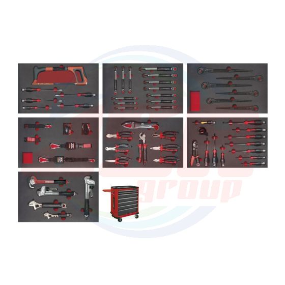 AD500357 | ANTIDROP TOOLS SETS 58 PIECES INCHES ANTIDROP TOOLS | EGA MASTER