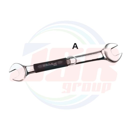 AD603057 | OPEN-END WRENCH MIRROR POLISHED CHROME PLATING DIN 3110 ANTIDROP ACO ANTIDROP TOOLS| EGA MASTER